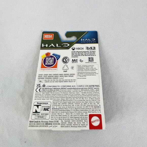 5 for $25| MEGA CONSTRUX HALO Universe Heroes Series 15 Agent Locke Mini Figure - Picture 4 of 6